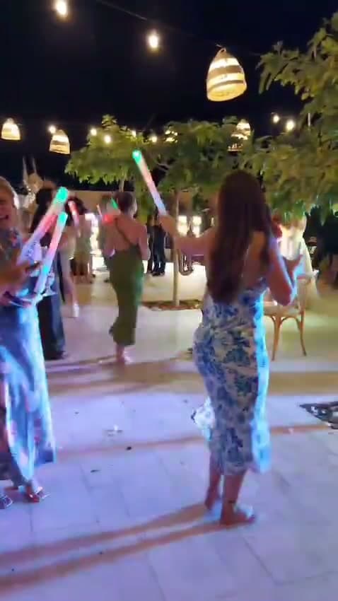 Partying with Bridesmaids